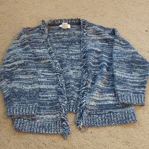 Cat and jack navy and white sweater